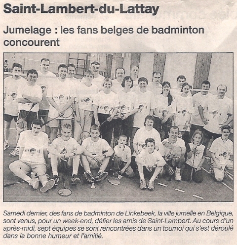 Badminton à Saint-Lambert