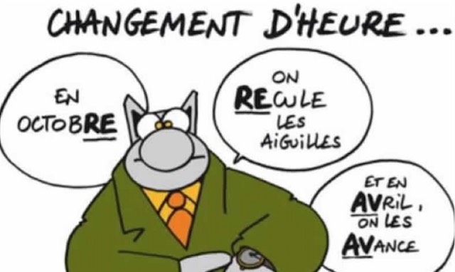 Changement d'heure ...